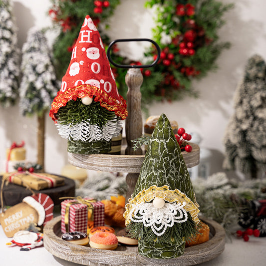 New Christmas Decoration Products Creative Christmas Tree Dwarf Doll Ornament Christmas Tree Faceless Doll